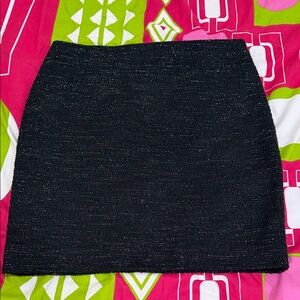 Le Chateau Black Textured Pencil Skirt
